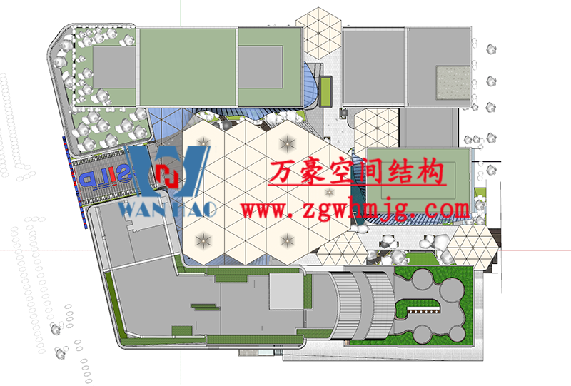 萬豪2022第3標-中國東盟特色商品匯聚中心膜鋼構(gòu)工程