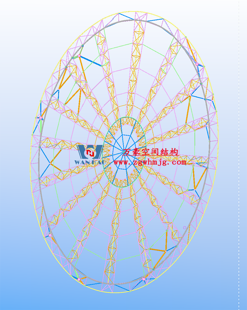 萬豪2022第12標-明宇廣場6號地塊商業(yè)（萬達廣場）改造項目鋼膜結(jié)構(gòu)ETFE蓋頂天幕工程