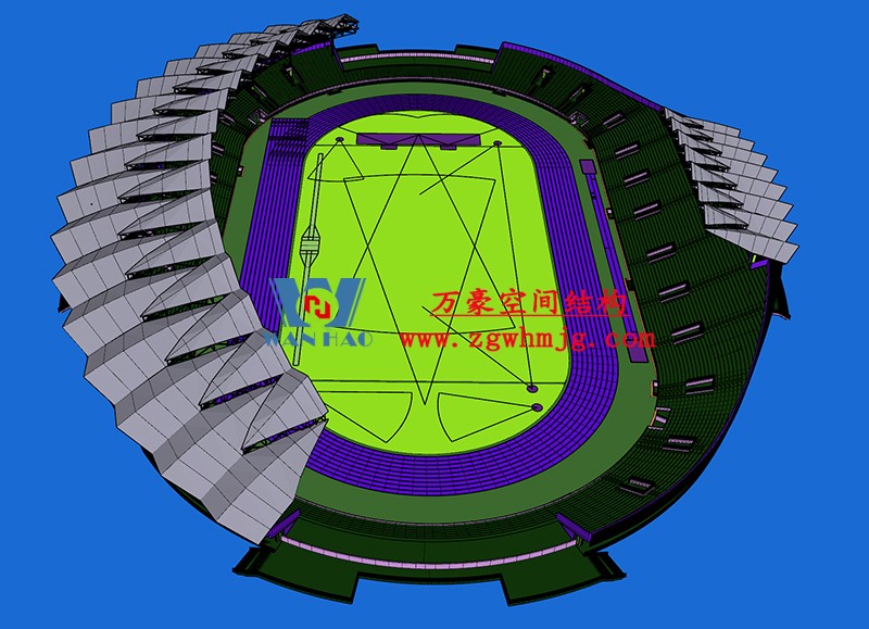 萬豪2022第14標(biāo)-張掖奧體中心建設(shè)項目（EPC）總承包體育場PTFE膜結(jié)構(gòu)專業(yè)分包工程